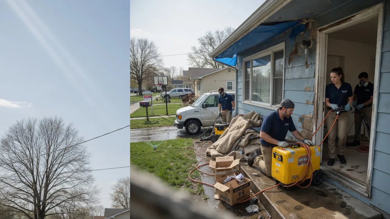 Basement Flood Cleanup in Hubbard, OH near me